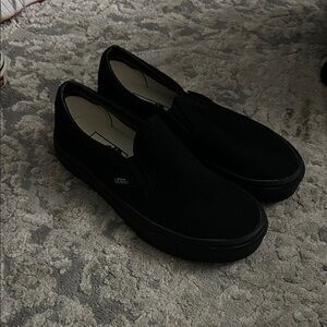 Vans Classic Black Slip-On Sneakers